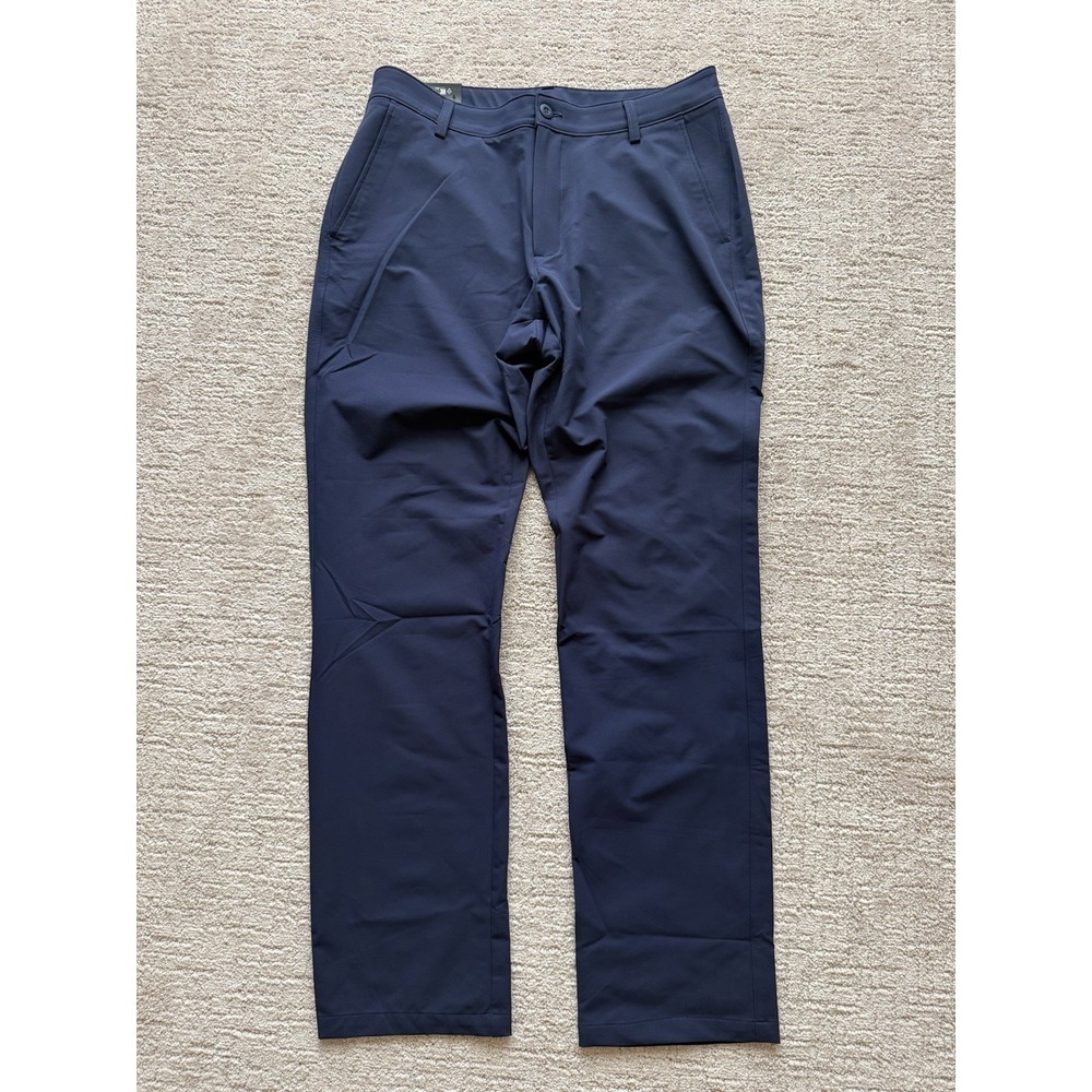 Under Armour Pants Men 36x34 Navy UA Match Play Chino Straight Golf‎ NWT $70